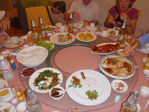 Remnants of Dinner.